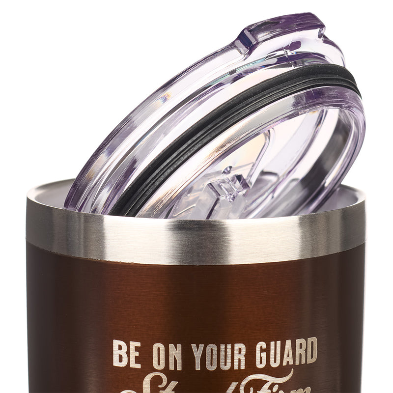 Stainless Steel Travel Mug Stand Firm In The Faith