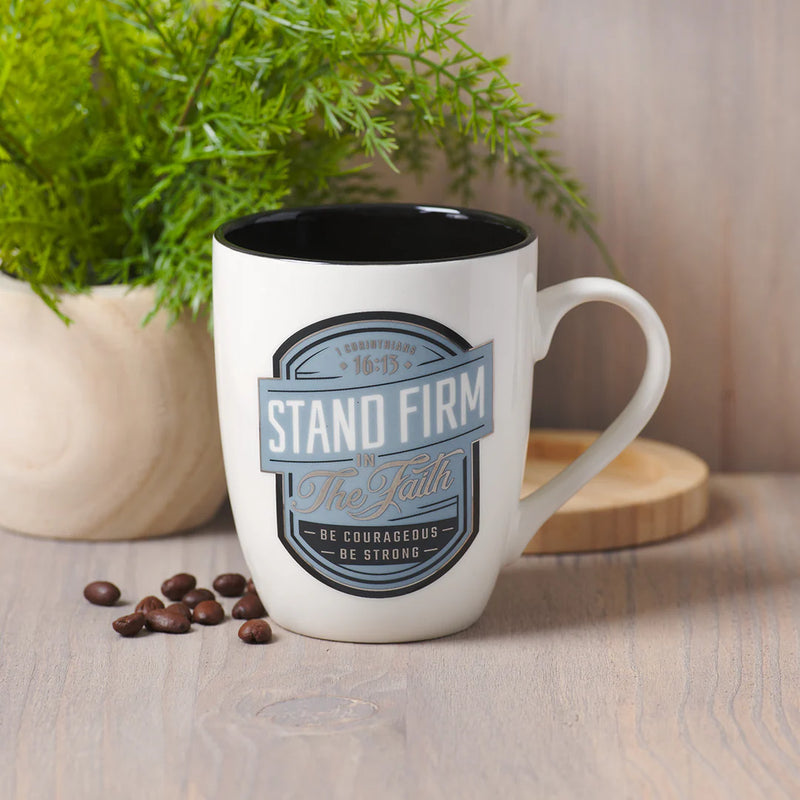 Mug Stand Firm In The Faith Ceramic