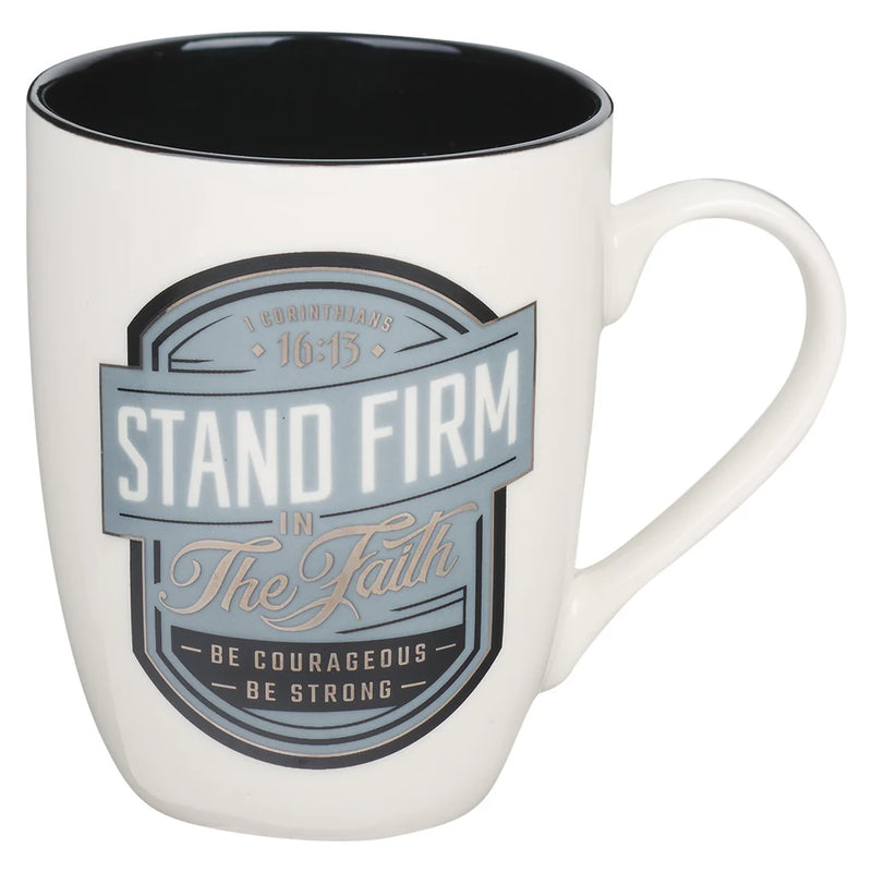 Mug Stand Firm In The Faith Ceramic