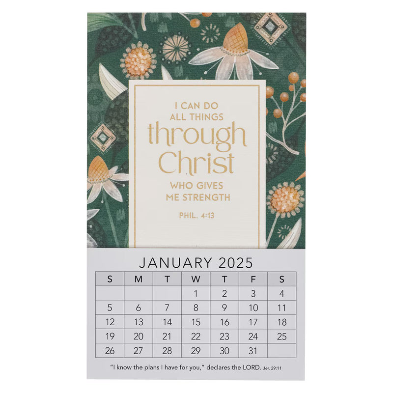 MINI MAGNETIC CALENDAR 2025 - Through Christ