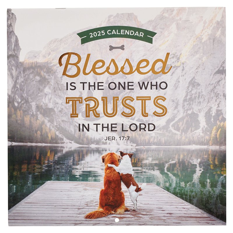 CALENDAR LARGE 2025- Trusts In The Lord