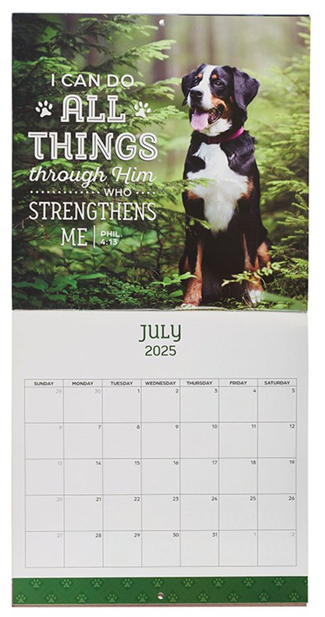 CALENDAR LARGE 2025- Trusts In The Lord