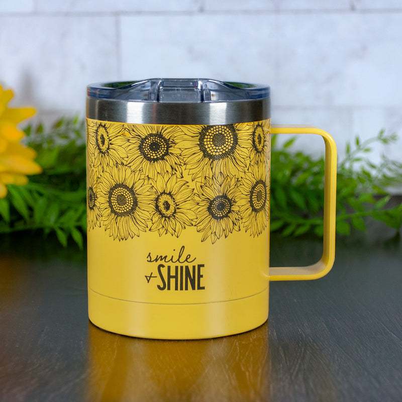 Stainless Steel Travel Mug - Smile And Shine