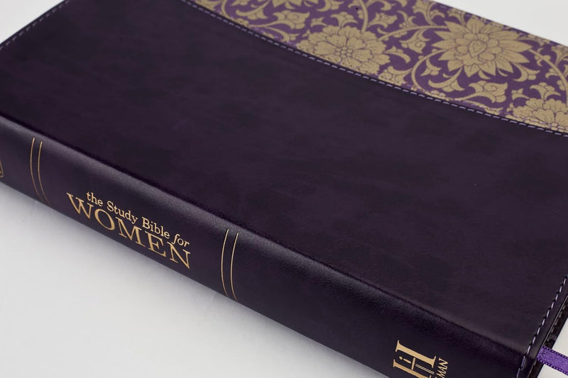 NKJV Study Bible for Women, Personal Size Edition Plum/Lilac Leather