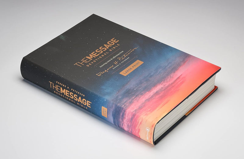 The Message Devotional Bible, Large Print