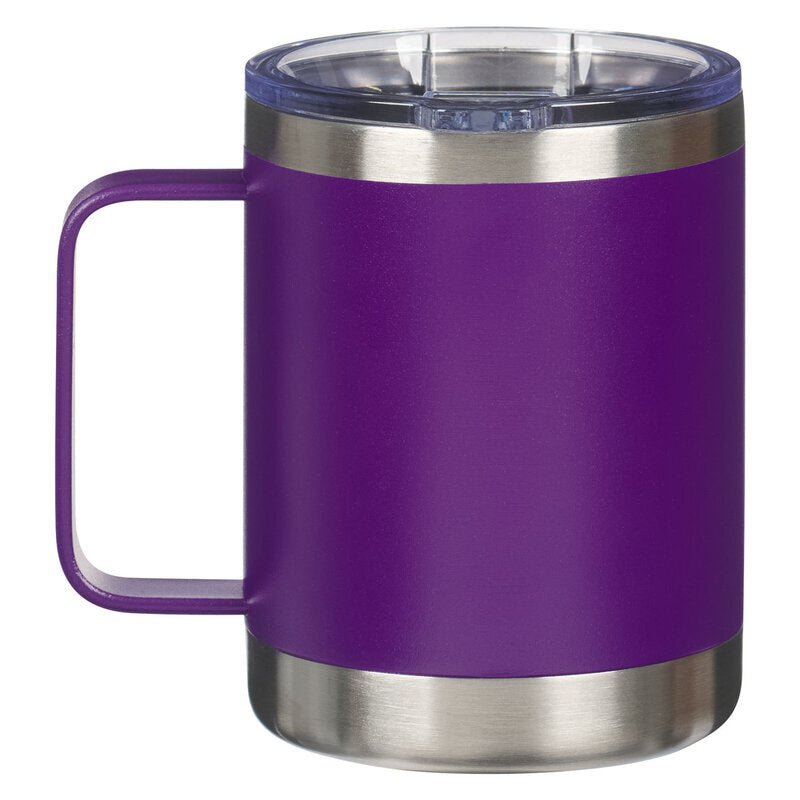 Stainless Steel Travel Mug Be Still and Know Purple Camp-style - Psalm 46:10