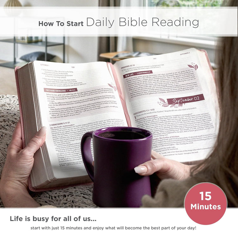 NLT Holy Bible Everyday Devotional Bible for Women New Living Translation