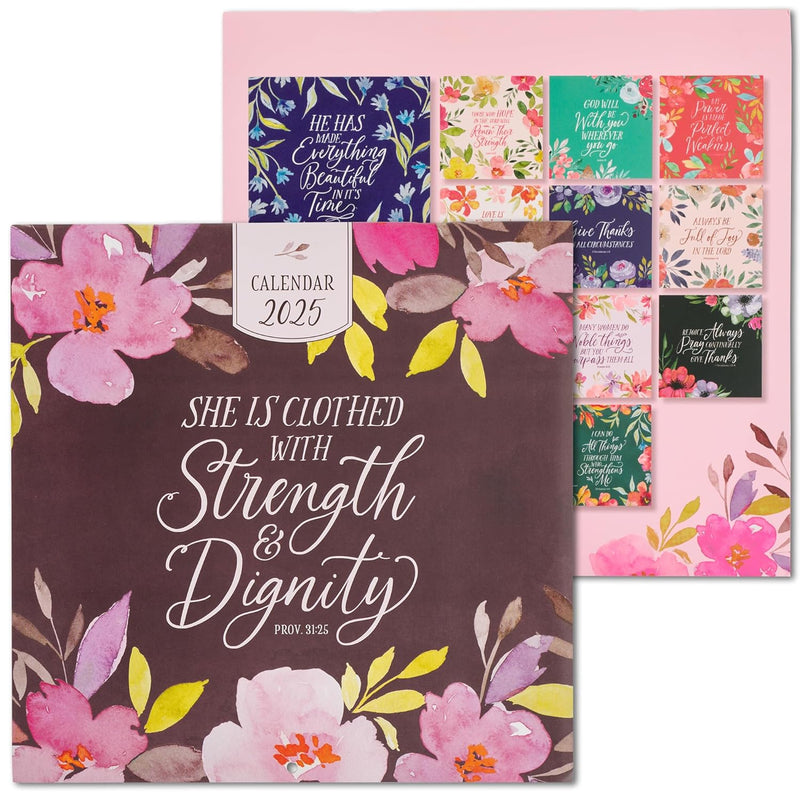 CALENDAR LARGE 2025- Strength & Dignity Prov. 31:25