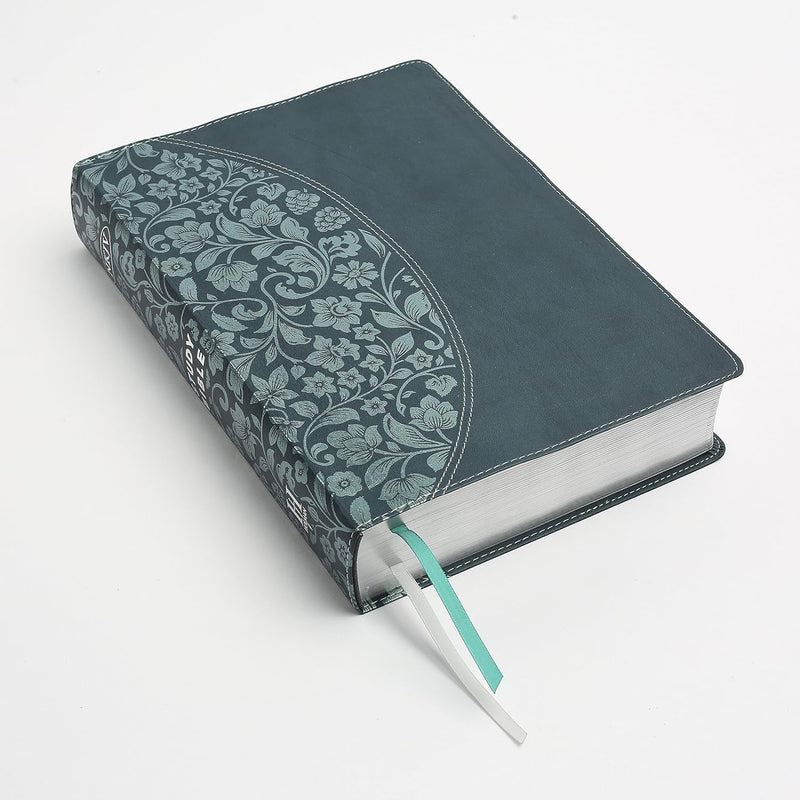 NKJV Holman Study Bible:  Dark Teal LeatherTouch