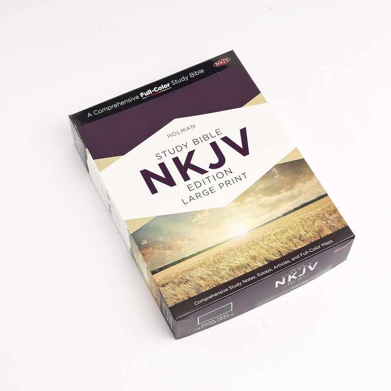 NKJV Holman Study Bible:  Dark Teal LeatherTouch