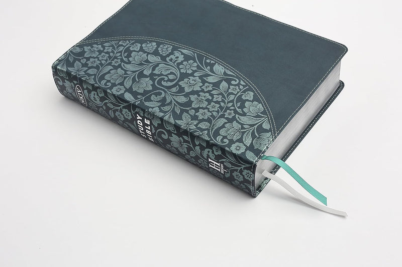 NKJV Holman Study Bible:  Dark Teal LeatherTouch