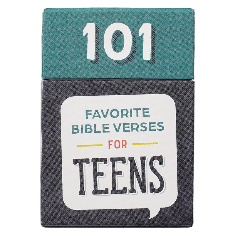 101 Favorite Bible Verses for Teens, Inspirational Scripture Cards to Keep or Share (Boxes of Blessings)