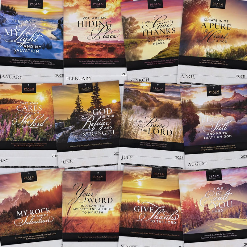 CALENDAR LARGE 2025- Psalms of Praise