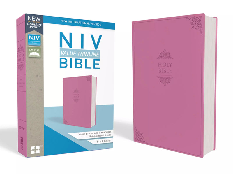 NIV Value Thinline Bible, Pink