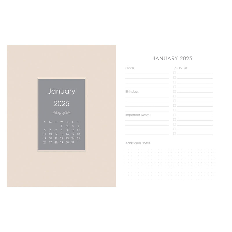 DAILY PLANNER 2025 WOMEN ZIP 18-Month Planner Be Still and Know