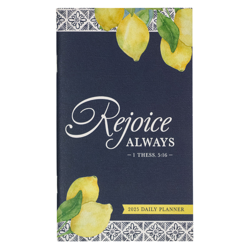 DIARY DAILY PLANNER 2025 Rejoice Always (Small)