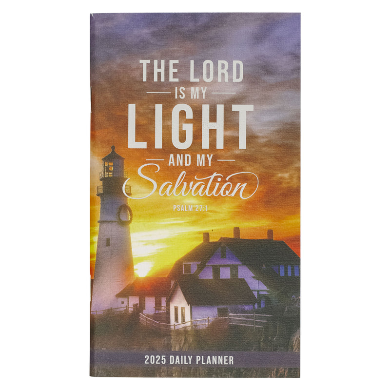 DIARY DAILY PLANNER 2025 Lord is My Light and My Salvation (Small)