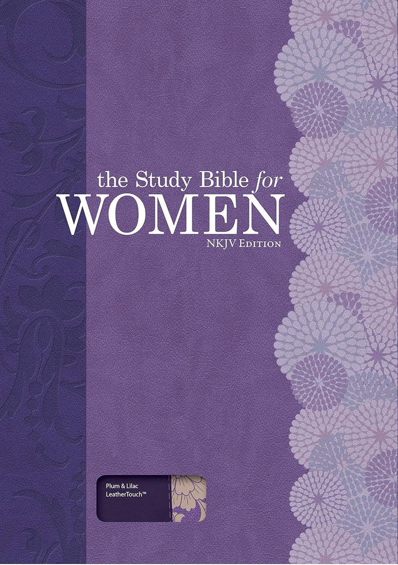 NKJV Study Bible for Women, Personal Size Edition Plum/Lilac Leather