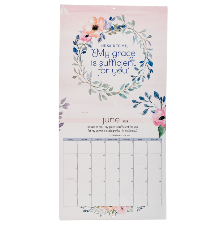 CALENDAR LARGE 2025- Grow in Grace 2 Peter 3:18