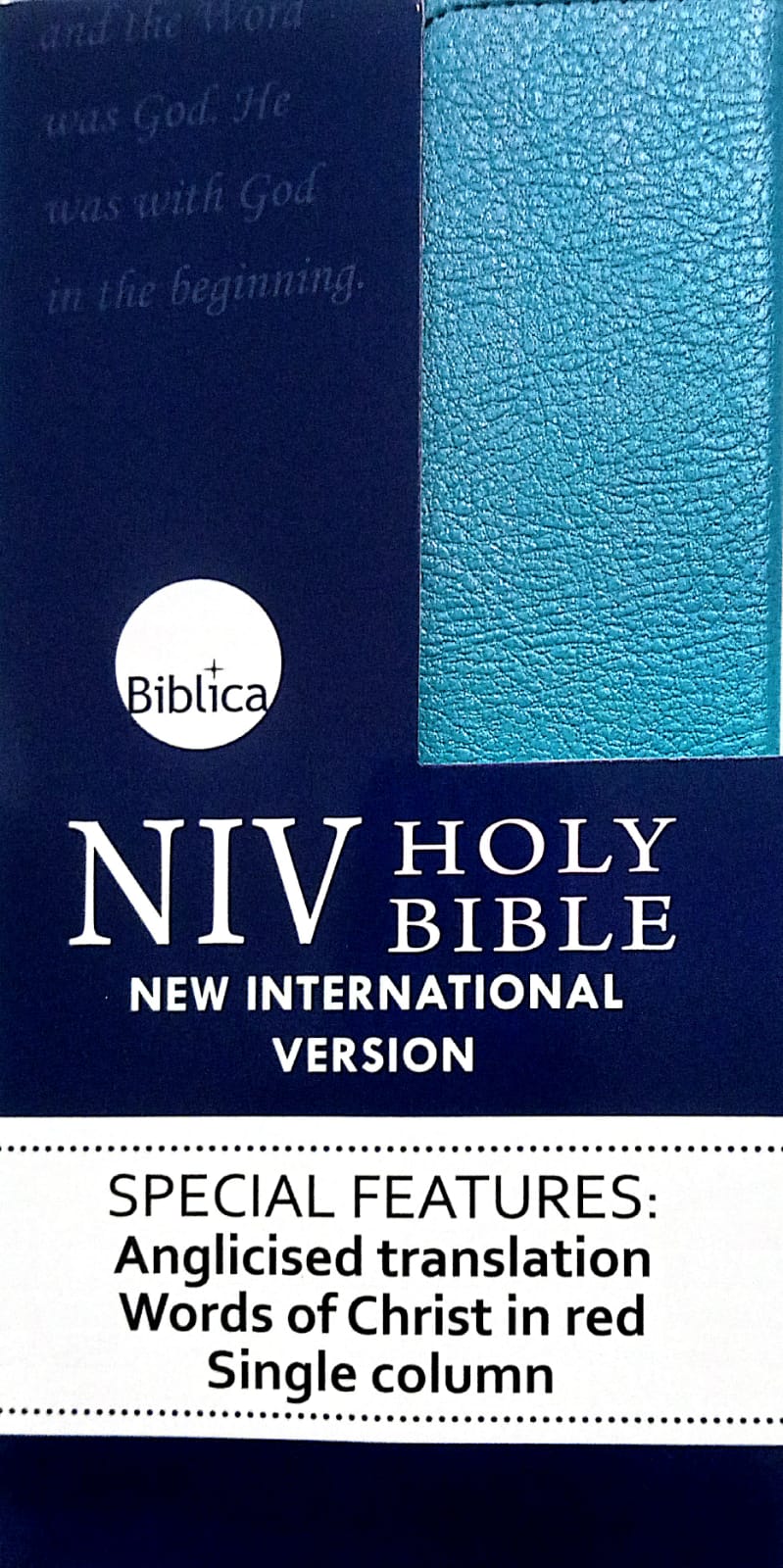 NIV TRIMLINE BIBLE BLUE FLAP (Pocket Size)