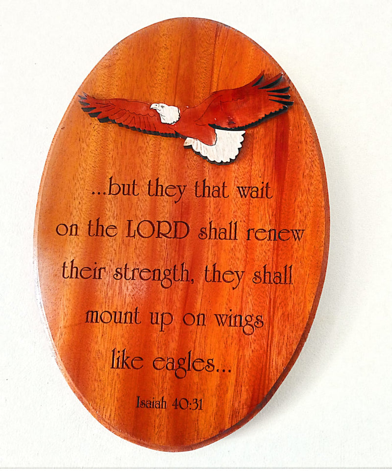 WALL PLAQUE WOODEN