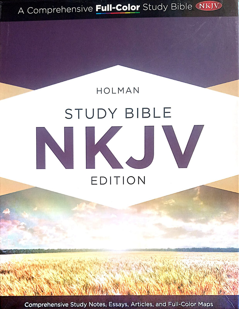 Holman Study Bible: NKJV Edition, Purple LeatherTouch, Indexed Imitation Leather