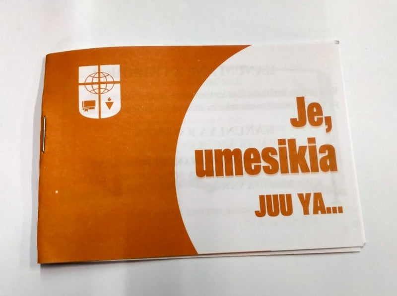 JE, UMESKIA JUU YA