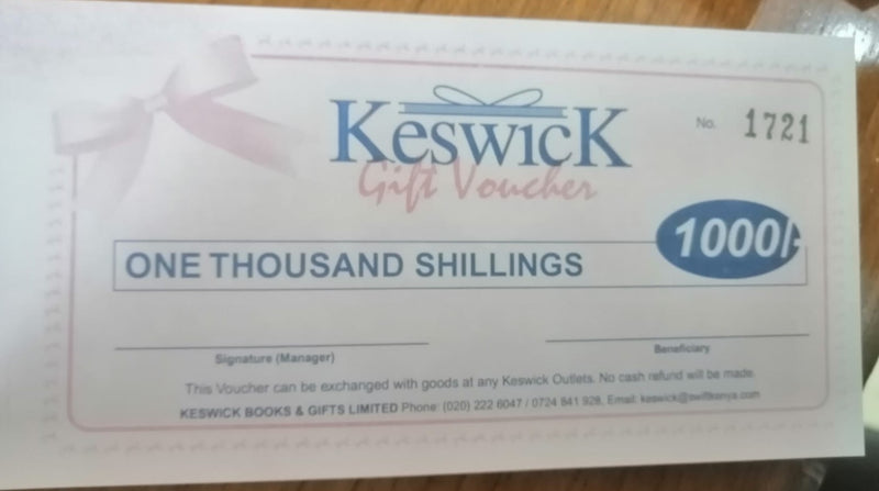 Keswick Gift Voucher 1000/-