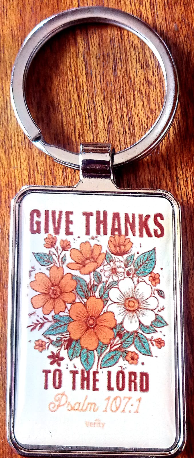 KEYRING Give Thanks (2 SIDED)