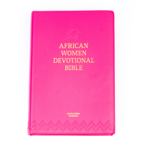 ESV AFRICAN WOMEN DEVOTIONAL BIBLE- PINK leather