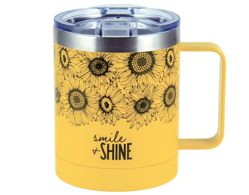 Stainless Steel Travel Mug - Smile And Shine