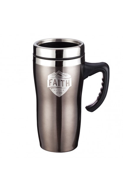 TRAVEL MUG: STAINLESS STEEL-FAITH